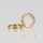 M8x1 Rundmutter – 12x2 mm, Metall Messing roh