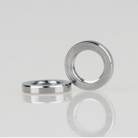M8x1 Rundmutter – 12x2 mm, Metall vernickelt