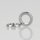 M8x1 Rundmutter – 12x2 mm, Metall vernickelt