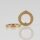 M10x1 Rundmutter – 16x2 mm, Metall Messing roh