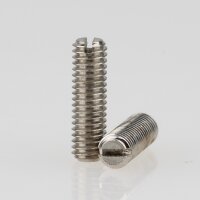 M3 Madenschraube Metall verzinkt ohne Spitze DIN 551...