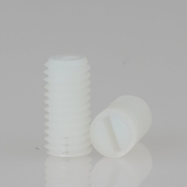 M5 Madenschraube DIN 551 Kunststoff Natur Länge 10mm (10 Stück)
