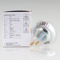 LEDVANCE GU10 PAR16 LED Leuchtmittel 7W=(80W) 3000K 575lm 36° dimmbar Reflektor-Lampe
