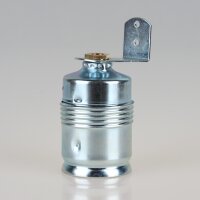 E27 Metall-Lampenfassung verzinkt – mit Winkel und...