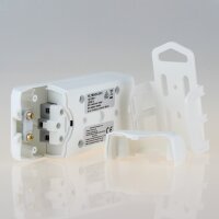 Panasonic 2-fach Tischsteckdose / Steckdosenleiste ohne Kabelzuleitung – weiß, 250V/16A, 3500W