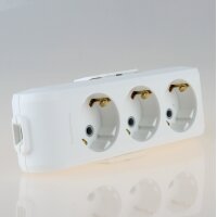 Panasonic 3-fach Tischsteckdose / Steckdosenleiste ohne...