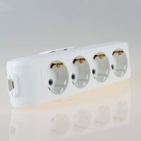 Panasonic 4-fach Tischsteckdose Steckdosenleiste...