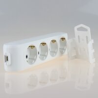 Panasonic 4-fach Tischsteckdose Steckdosenleiste...