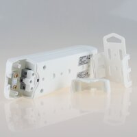 Panasonic 4-fach Tischsteckdose Steckdosenleiste weiß 250V/16A ohne Kabel Zuleitung