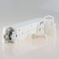 Panasonic 6-fach Tischsteckdose / Steckdosenleiste ohne Kabelzuleitung – weiß, 250V/16A, 3500W