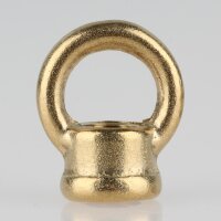 Ringnippel Messing roh M10x1 Durchgangsgewinde –...