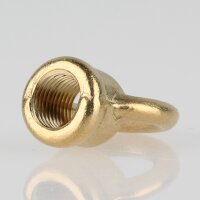 Ringnippel Messing roh M10x1 Durchgangsgewinde –...