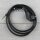 Anschlussleitung 1,5 m schwarz 3×1,0 mm² H05VV-F mit Schutzkontakt-Stecker