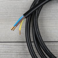 Anschlussleitung 1,5 m schwarz 3×1,5 mm²...