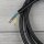 Anschlussleitung 1,5 m schwarz 3×1,5 mm² H05VV-F mit Schutzkontakt-Stecker