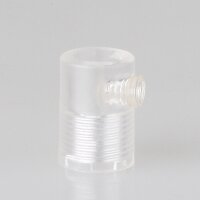 M10x1 Klemmnippel Zugentlastung Transparent mit...