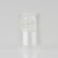 M10x1 Klemmnippel Zugentlastung Transparent mit Innengewinde aus Kunststoff