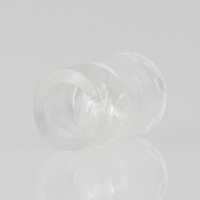 M10x1 Klemmnippel Zugentlastung Transparent mit Innengewinde aus Kunststoff