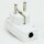 Schutzkontakt-Stecker Winkelstecker reinweiss mit Kontrollschalter beleuchtet 250V/10A