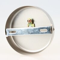 Lampen Metall Baldachin 100x25mm edelstahloptik für...