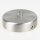 Lampen Metall Baldachin 100x25mm edelstahloptik für 1 Lampenpendel mit  Zugentlaster