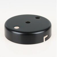 Lampen Zier-Baldachin Metall schwarz Ø 100 mm...