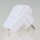 Schutzkontakt Winkelstecker reinweiss mit Wippschalter 250V/10A