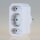 3-fach Steckdosenadapter weiß – 2x Eurosteckdose & 1x Schutzkontakt, 3500W