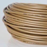 PVC-Lampenkabel gold 4-adrig 4x0,75 mm² –...