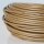 PVC-Lampenkabel gold 4-adrig 4x0,75 mm² – Rundleitung H03VV-F mit Schutzleiter - Meterware
