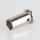 M10x1 Innengewinde Messing Deckenhalter zylindrisch mit seitlichem Ausgang 4 mm, vernickelt, 16x26 mm