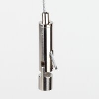 M6x7 mm Innengewinde Messing Seilstopper 10x47 mm mit...
