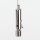 M6x7 mm Innengewinde Messing Seilstopper 10x47 mm mit seitlichem Ausgang und Gelenk, vernickelt