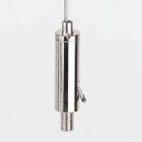 Messing Seilstopper 9x29 mm mit seitlichem Ausgang und...