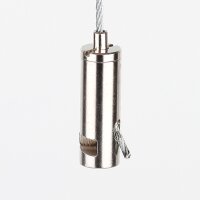 Messing Seilstopper 9x26 mm mit seitlichem Ausgang...