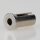 M8x1 Innengewinde Messing Deckenhalter 11x20 mm zylindrisch mit seitlichem Schlitz 2 mm, vernickelt