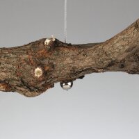 Lampen Stahlseil-Aufhängung – 1 m Stahlseil mit Kugel-Seilstopper & Deckenhalter
