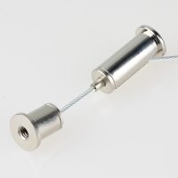 Lampen Stahlseil-Aufhängung – 1 m Stahlseil...