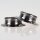 E27 Schraubring Unterring Metall schwarz-chrom 60x18 mm für Metallfassungen mit Außengewinde