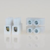 Euro Lüsterklemme Mini 2-polig transparent bis...