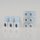 Euro Lüsterklemme Mini 3-polig transparent bis 2,5mm² – 16x22x15mm