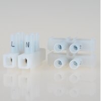 Lüsterklemme transparent 2-polig bis 4mm² mit...