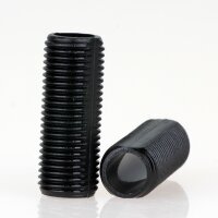 M10x1 Gewinderohr Kunststoff schwarz – 25 mm...