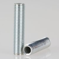 M8x1 Lampen-Gewinderohr Metall verzinkt – 35 mm...
