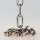 Lampen Metall-Kette 5,8 mm 24x51 | Glanz vernickelt | Zum Aufhängen schwerer Lampen & Kronleuchter | Belastbar bis 35 kg - Meterware