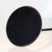 Lampenfuß Filz selbstklebend – Ø 250 mm, schwarz, 1 mm Stärke