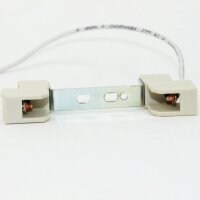 R7s Hochvolt Halogen Lampenfassung mit 22 cm Anschlussleitung – 250 V / 6 A –  Kontaktabstand 74,9mm