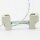 R7s Hochvolt Halogen Lampenfassung mit 22 cm Anschlussleitung – 250 V / 6 A –  Kontaktabstand 74,9mm