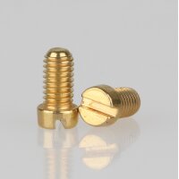 M3 Stellringschraube 5mm vermessingt mit Schlitz 10...