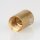 M10x1 Klemmnippel Zugentlastung aus Metall Messing roh mit Innengewinde